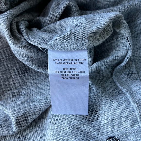 NWT Isabel & Nina Gray & Black Polka Dot Knit Dress Long Sleeve Large - Picture 6 of 10